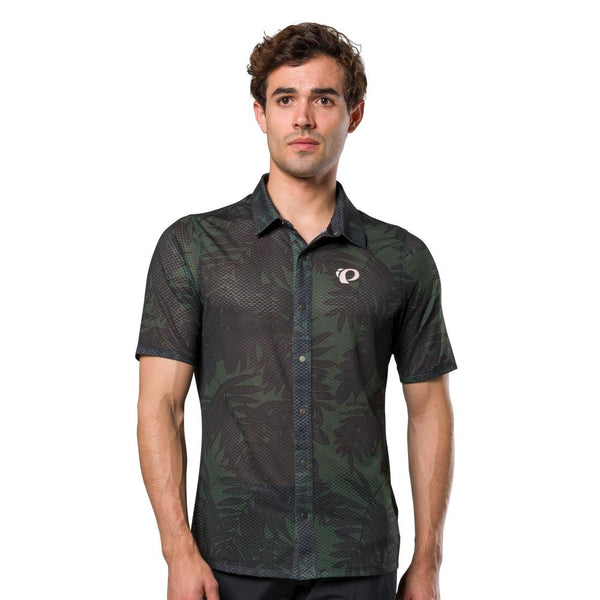 pearl izumi Men's Canyon Tech Snap Short Sleeve