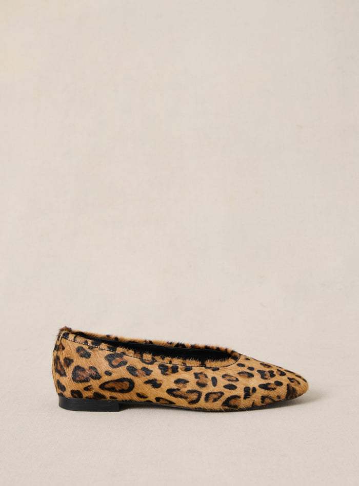 Petite Mendigote Coralie - Ballerines En Cuir Léopard