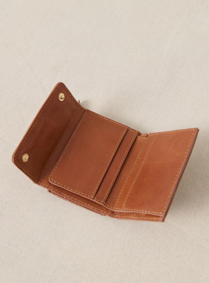 Petite Mendigote Eugenie - Portefeuille En Cuir Camel