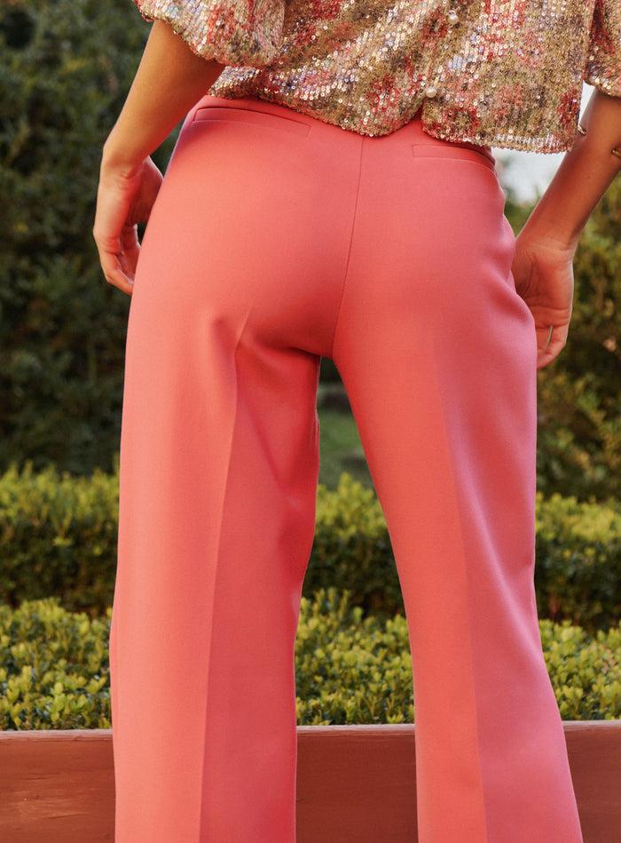 Petite Mendigote Paris - Pantalon Droit Et Fluide - Rose