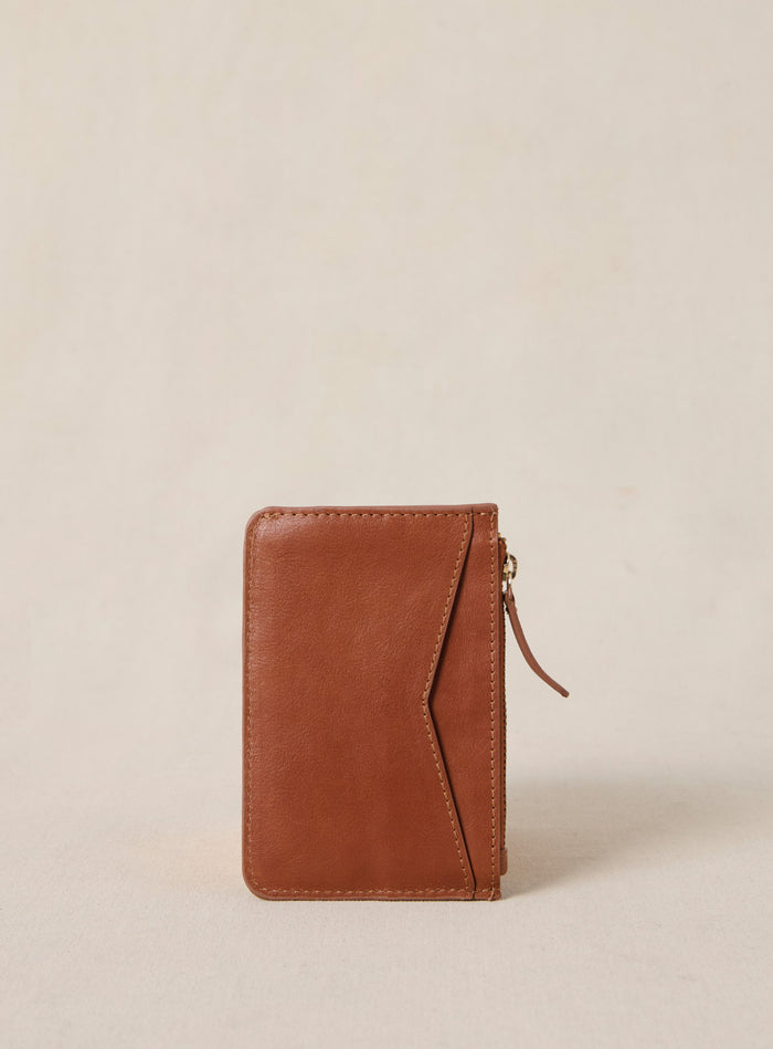 Petite Mendigote Elmo - Portefeuille En Cuir Cognac