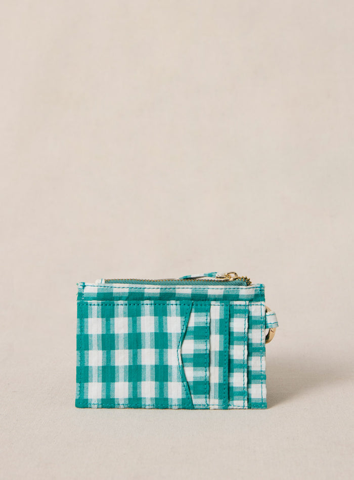 Petite Mendigote Elmo - Portefeuille En Tissu Vichy