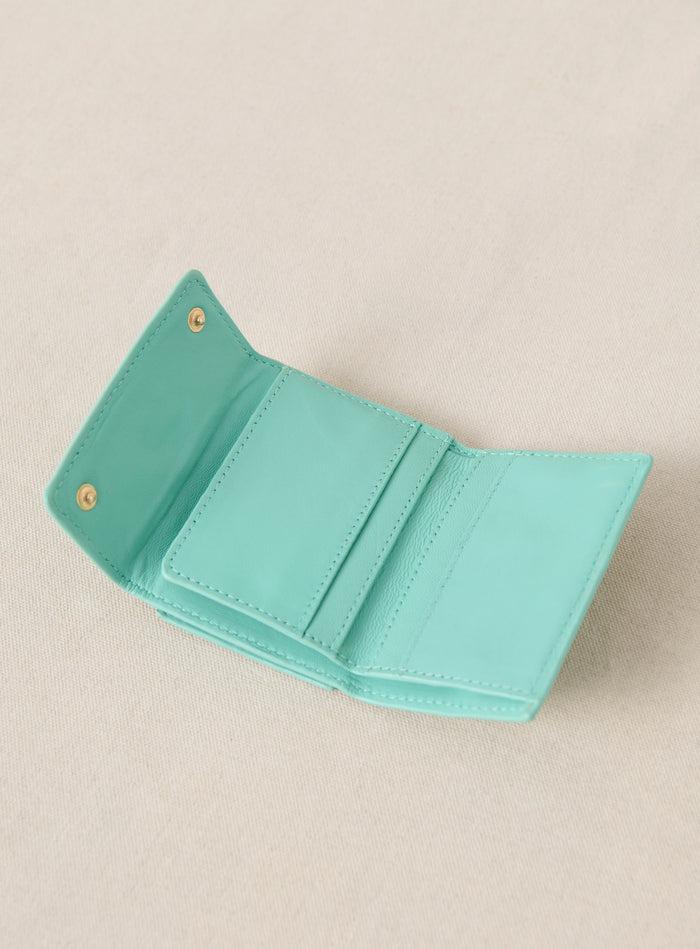 Petite Mendigote Eugenie - Portefeuille En Cuir Bleu
