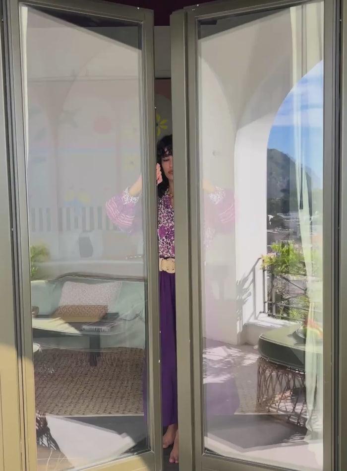 Petite Mendigote Joly - Jupe Longue Fluide - Violet