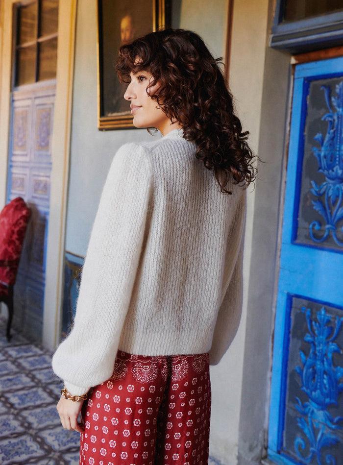 Petite Mendigote Mirabelle - Gilet En Maille écru