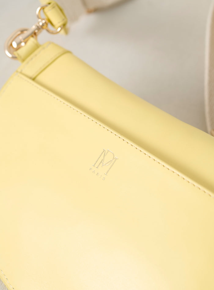 Petite Mendigote Sana - Sac Banane En Cuir Jaune