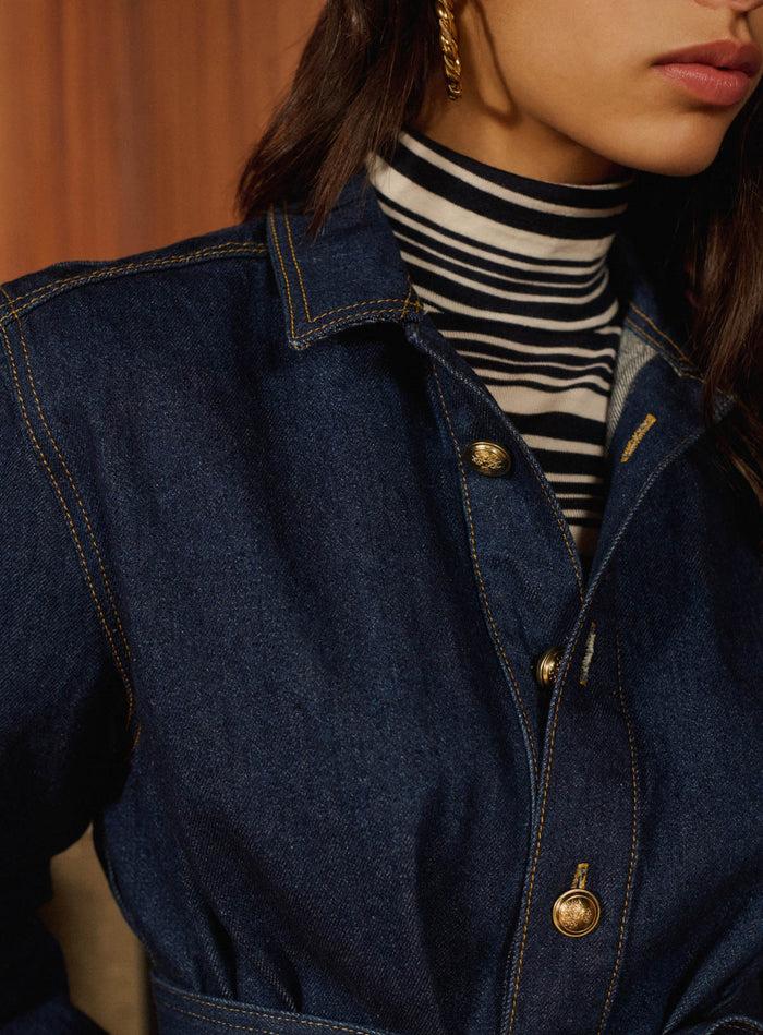 Petite Mendigote Trésor - Veste En Jean Brut