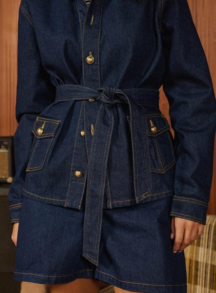 Petite Mendigote Trésor - Veste En Jean Brut