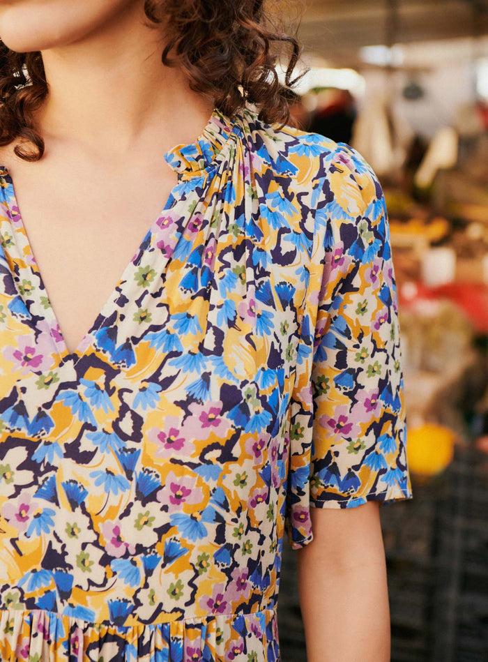 Petite Mendigote Rosabella - Robe Longue à Imprimé Fleuri