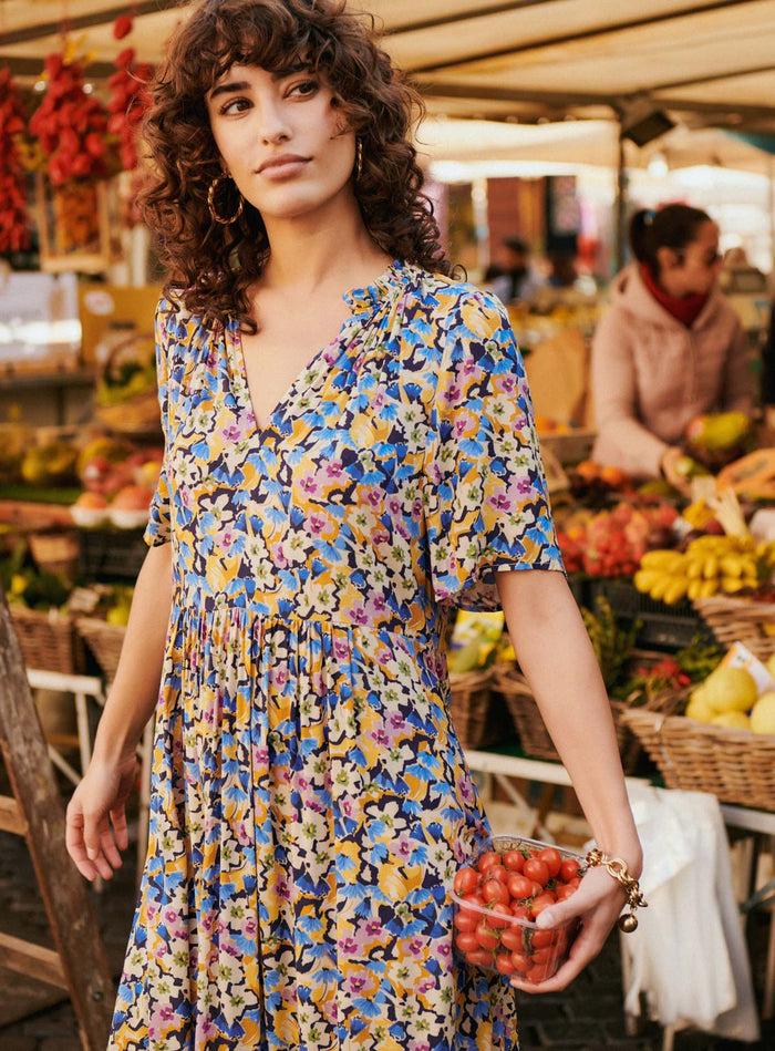 Petite Mendigote Rosabella - Robe Longue à Imprimé Fleuri