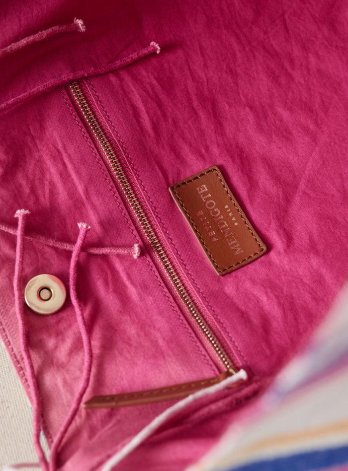 Petite Mendigote Sai - Grand Sac Cabas En Tissu Et à Imprimé Violet