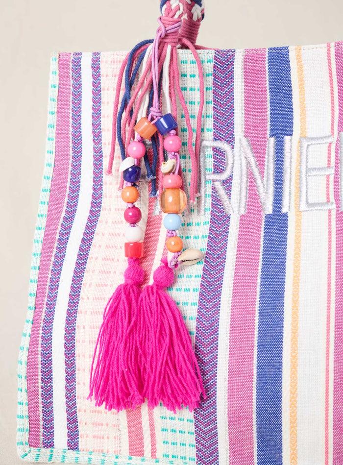 Petite Mendigote Sai - Grand Sac Cabas En Tissu Et à Imprimé Violet