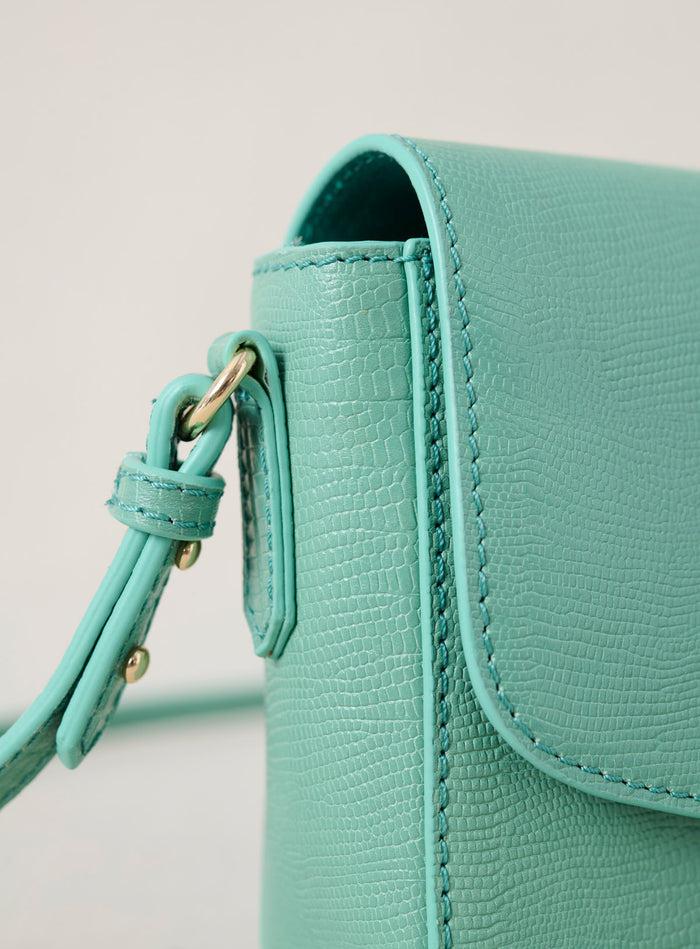 Petite Mendigote Steph - Sac à Bandoulière En Cuir Bleu