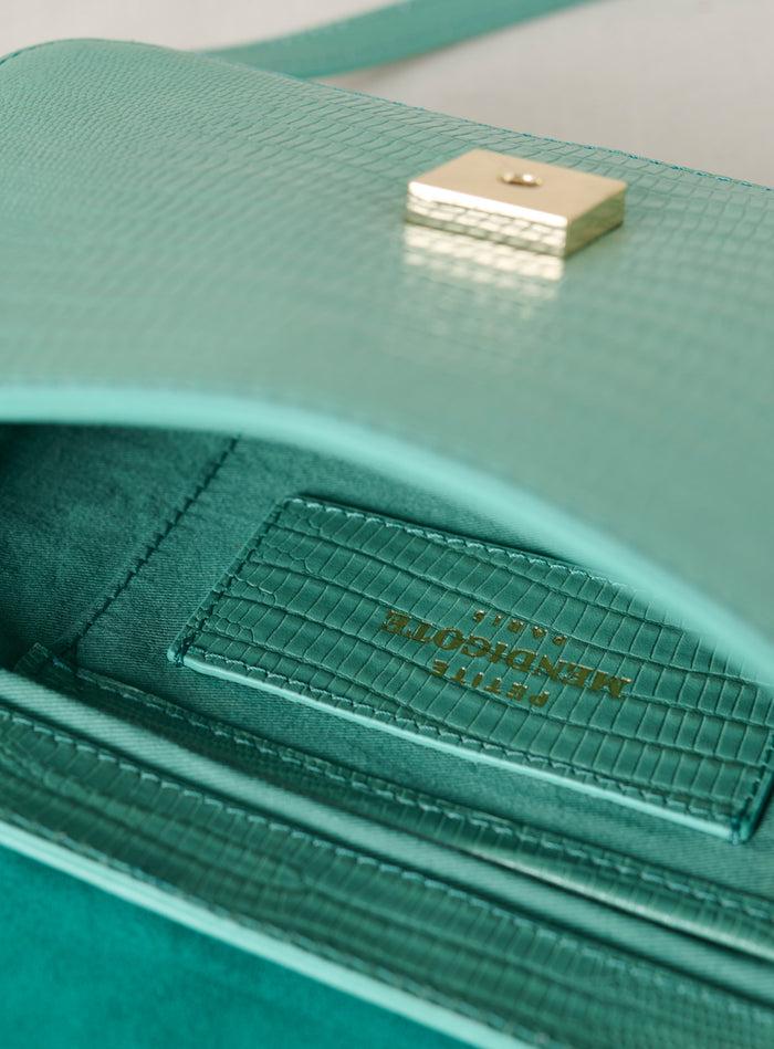 Petite Mendigote Steph - Sac à Bandoulière En Cuir Bleu