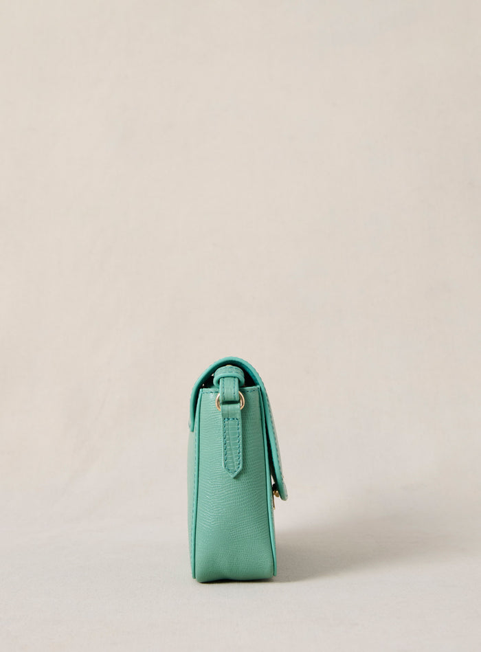 Petite Mendigote Steph - Sac à Bandoulière En Cuir Bleu