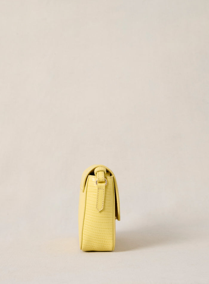 Petite Mendigote Steph - Sac à Bandoulière En Cuir Jaune