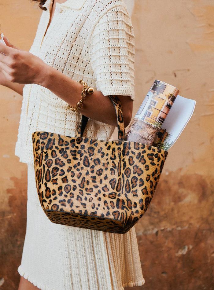 Petite Mendigote Sweety - Petit Sac Cabas Imprimé Léopard