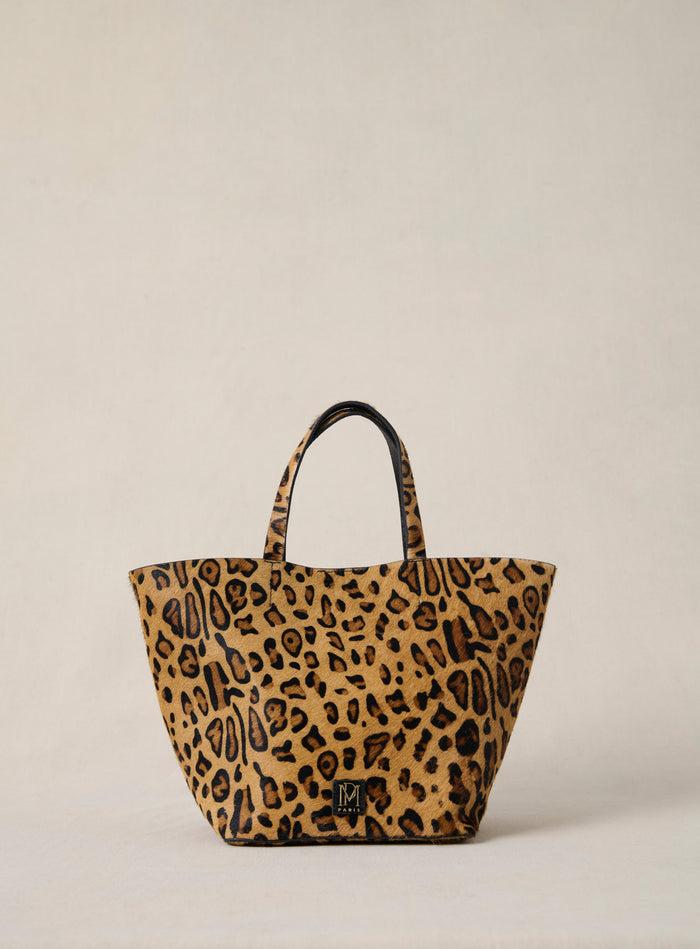 petite mendigote Sweety - Petit sac cabas imprimé léopard