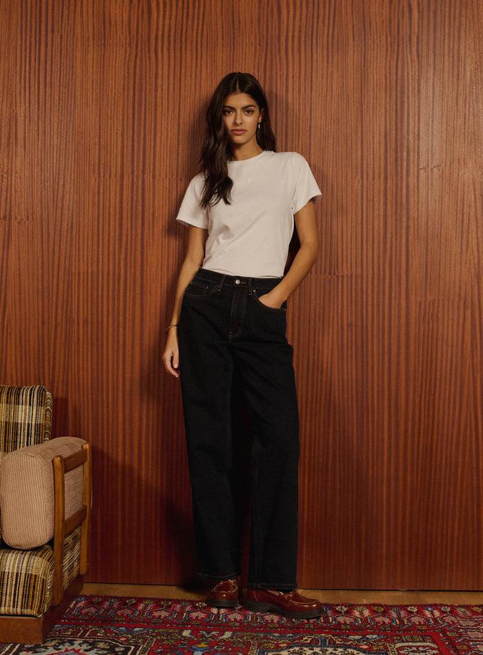 Petite Mendigote Titi - T-shirt Blanc Avec Broderie Petite Mendigote