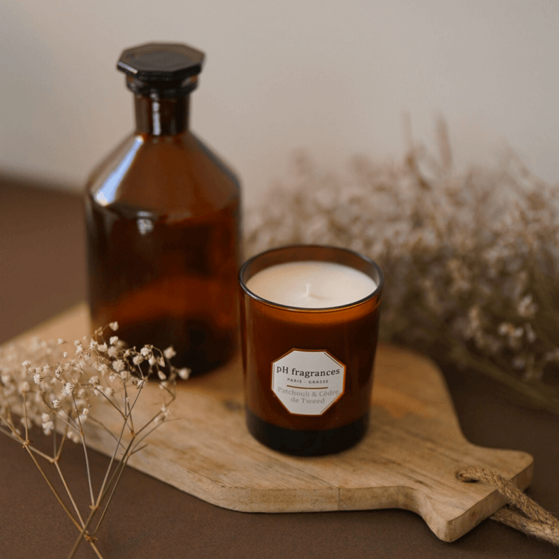 Ph Fragrances Bougie Patchouli & Cèdre De Tweed ( 180gr)