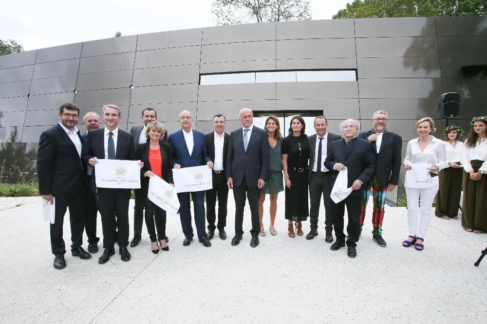 philippe starck INAUGURATION DU NOUVEAU CHAI DU CHÂTEAU LES CARMES HAUT-BRION