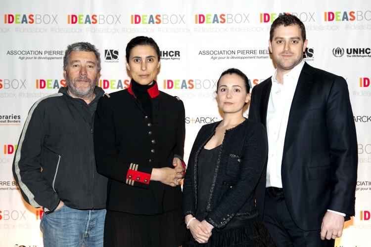philippe starck Lancement de l'Ideas Box à la Public Library de New York