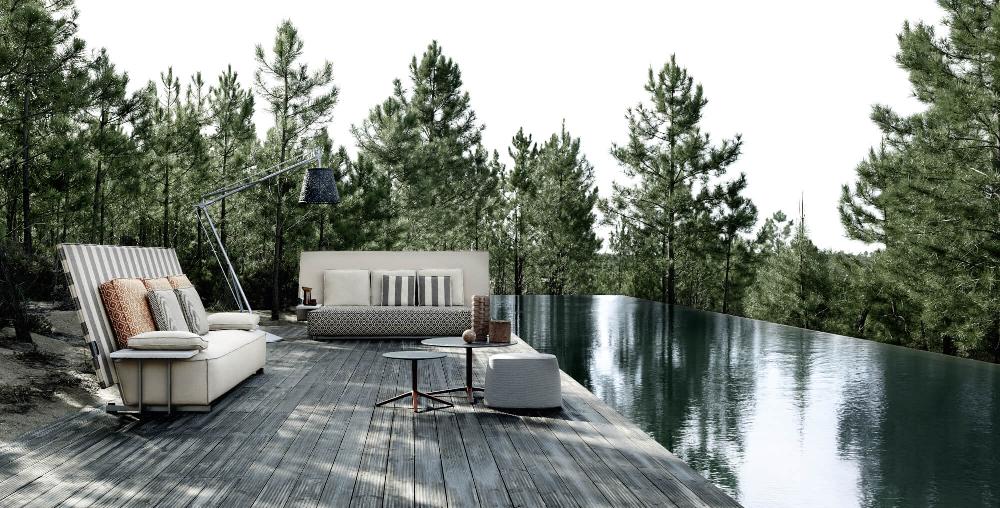 philippe starck OH IT RAINS - ÉLÉGANCE INTEMPORELLE CONFORT PROTECTEUR ET DESIGN INNOVANT POUR B&B ITALIA