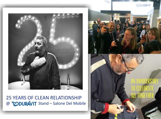 Philippe Starck Philippe Starck Au Salon International Du Meuble De Milan 2014