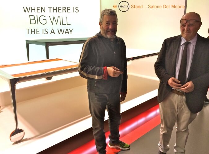 philippe starck Philippe Starck au Salon International du Meuble de Milan 2014