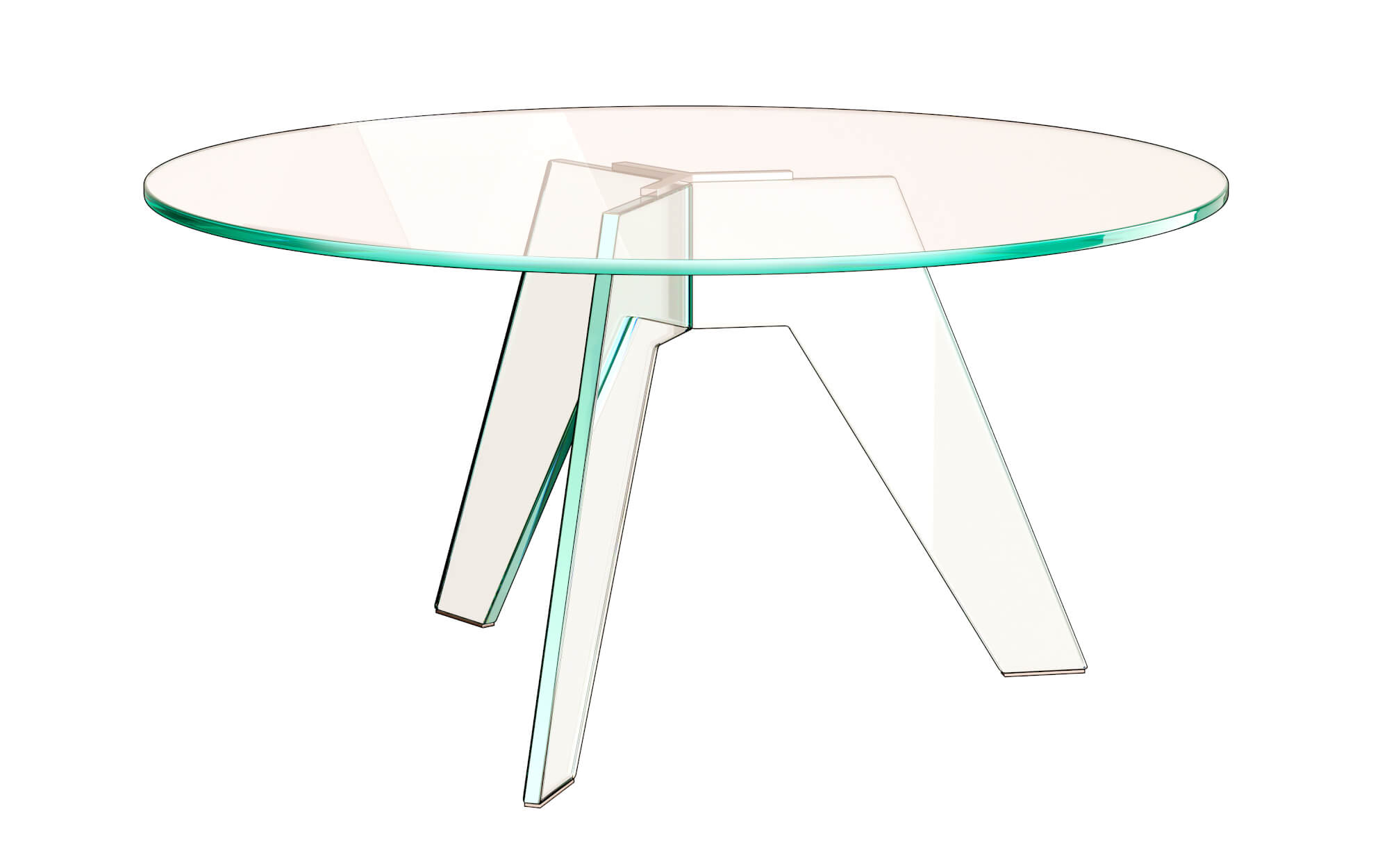 philippe starck CRISTAL TABLE (GLAS ITALIA)