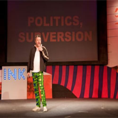 philippe starck Philippe Starck orateur à la conférence INK à Lavasa Inde