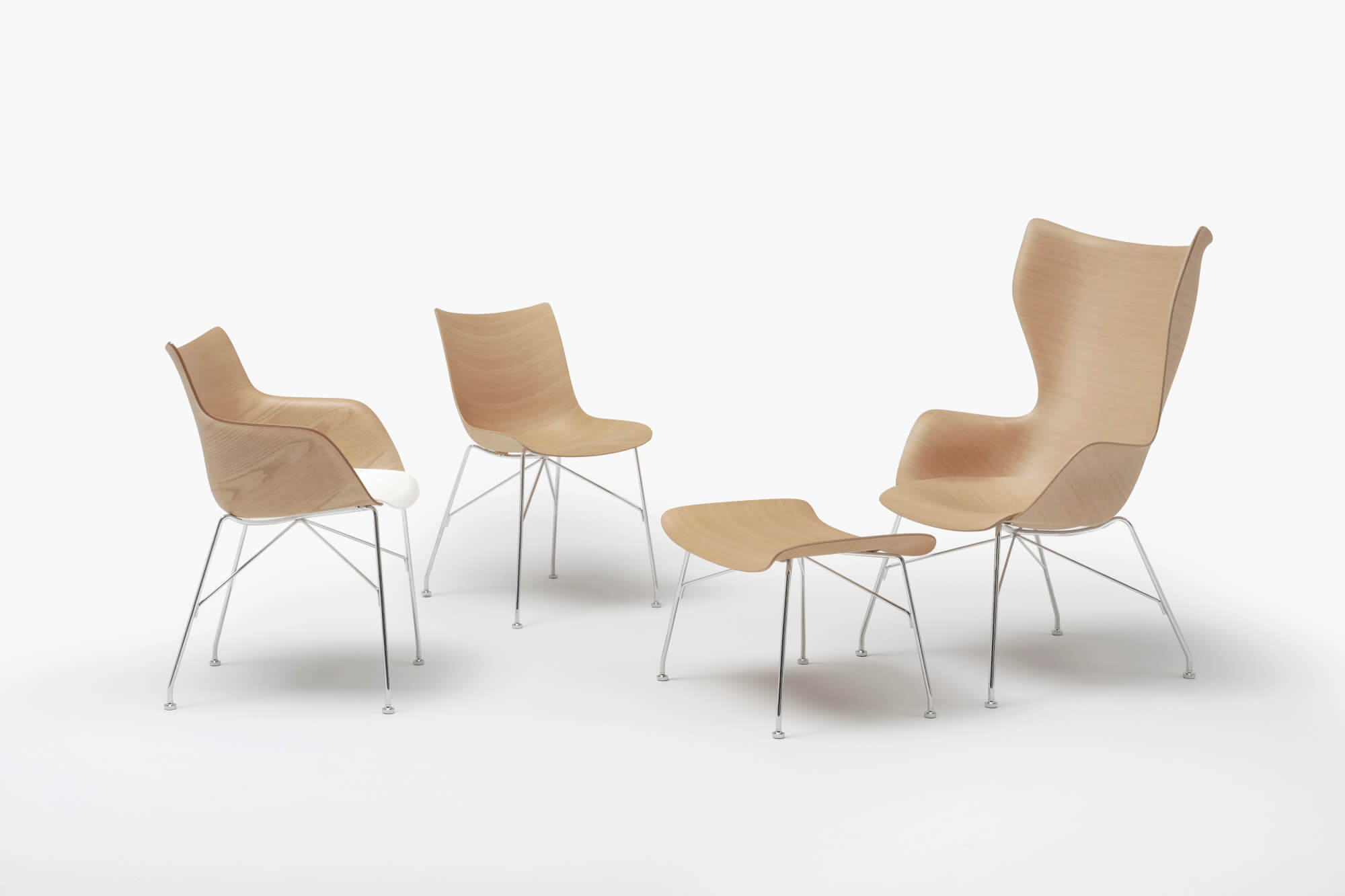 Philippe Starck SMART WOOD By Starck For Kartell : La Rencontre Du Bois Et De La Haute Technologie