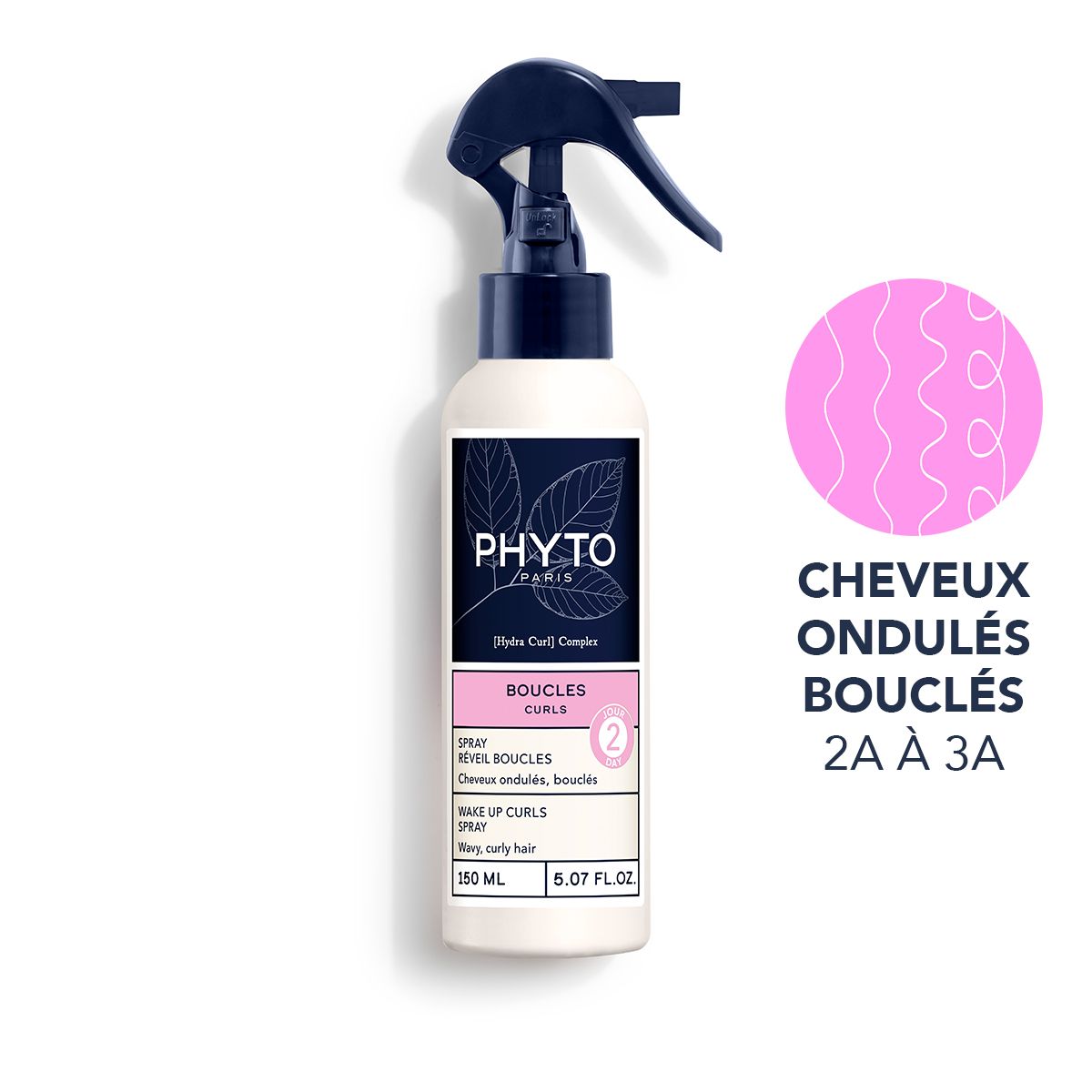 phyto BOUCLESSpray Réveil Boucles Jour 2