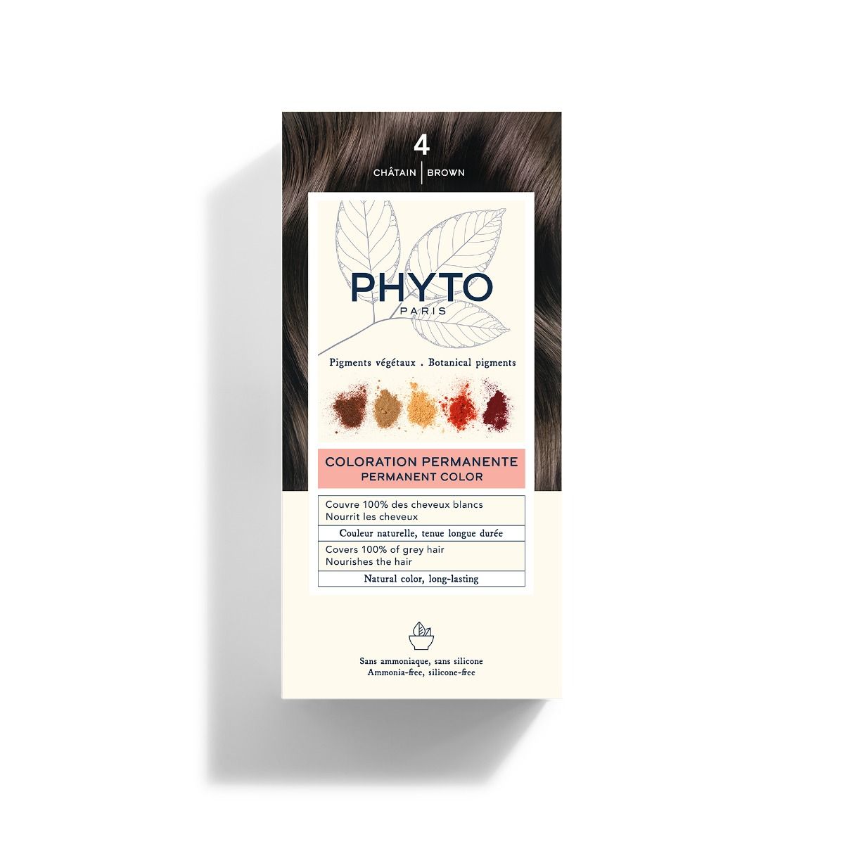 phyto COLORATION PHYTO4 Châtain