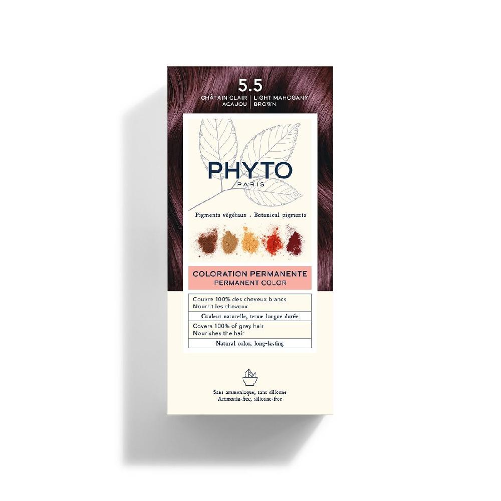 phyto COLORATION PHYTO5.5 Châtain Clair Acajou