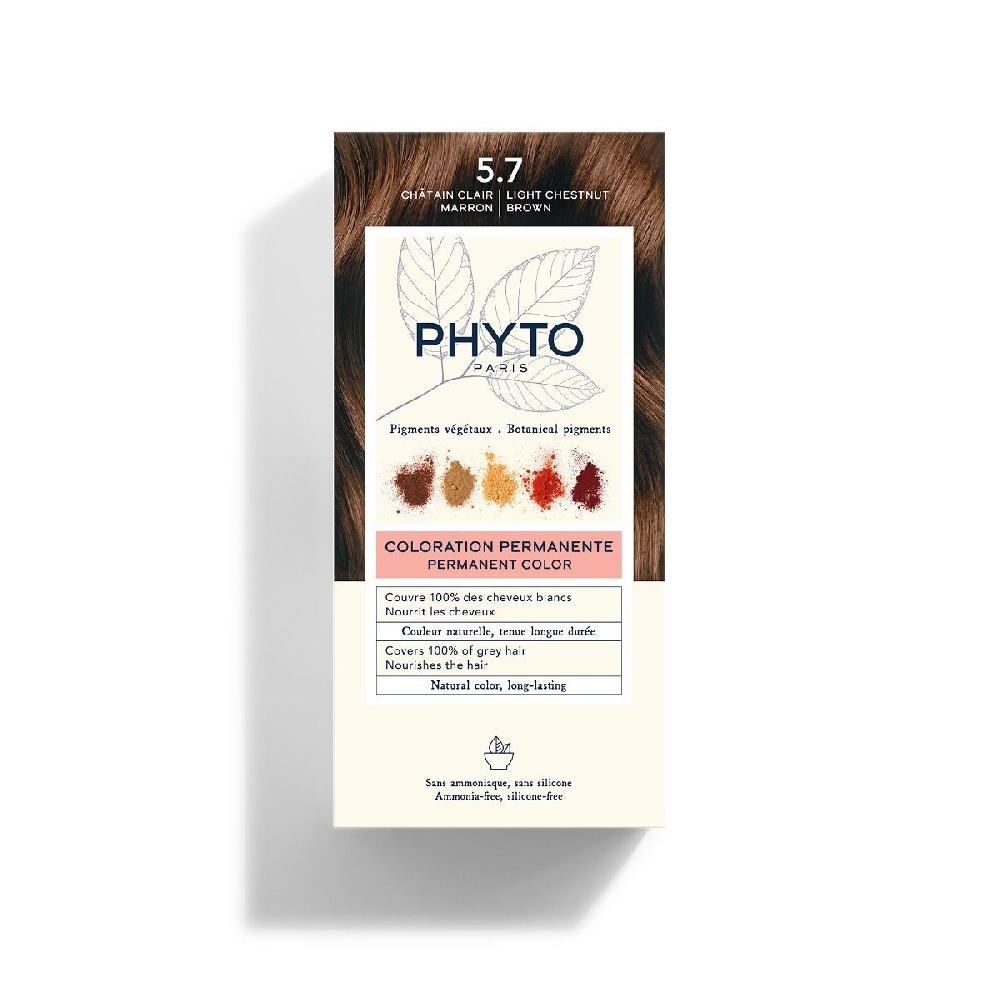 phyto COLORATION PHYTO5.7 Châtain Clair Marron