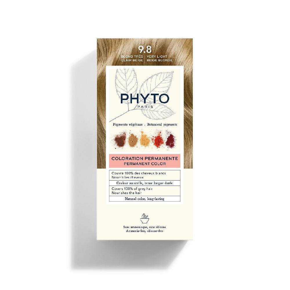 phyto COLORATION PHYTO9.8 Blond Très Clair beige