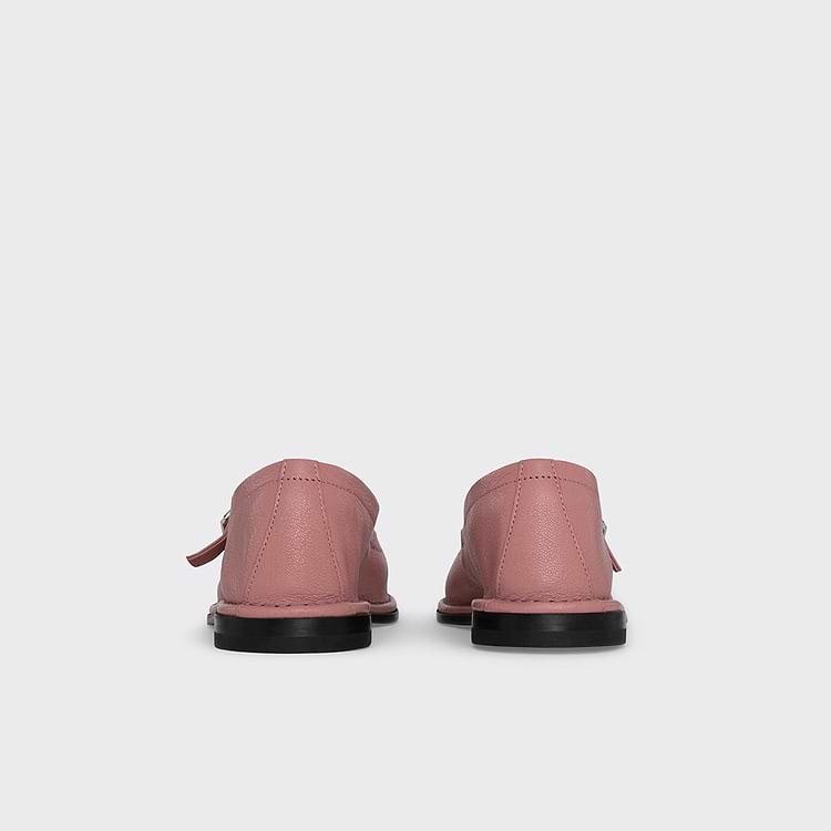 Pierre Hardy BALLERINE TRISH Cuir De Chevreau Grainé Rose Blush