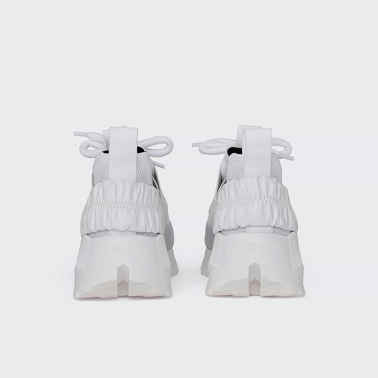 Pierre Hardy BASKETS COMET XL Néoprène Recylcé Et Mesh Blanc