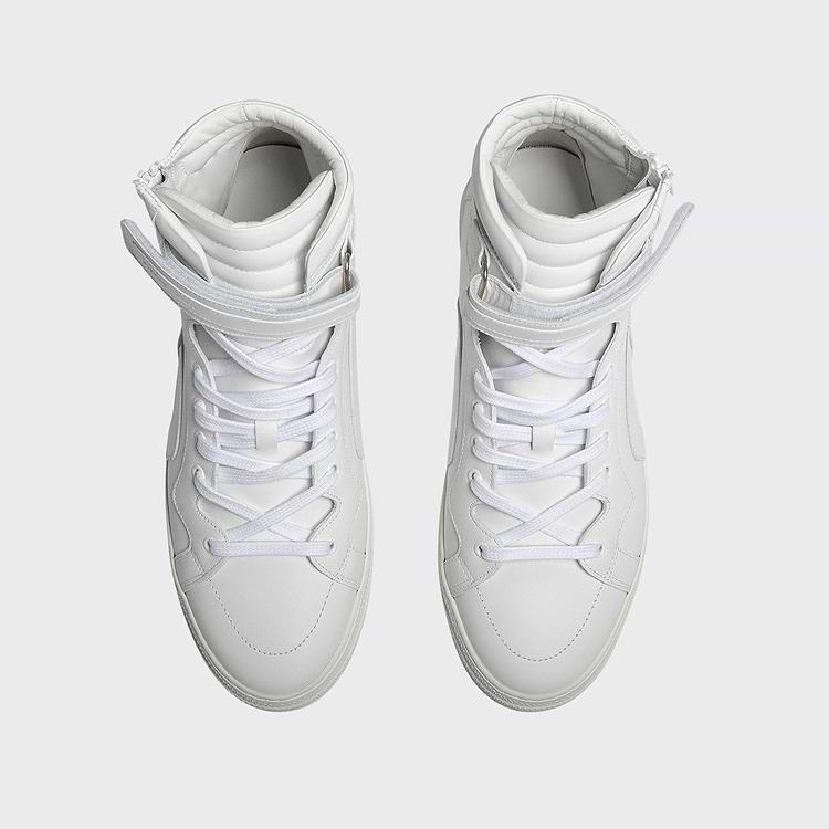 Pierre Hardy BASKETS MONTANTES 112 Cuir De Veau Blanc