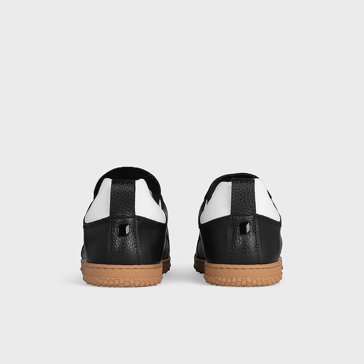 Pierre Hardy BASKETS START Cuir De Veau Velours Noir Et Cuir De Veau Grainé