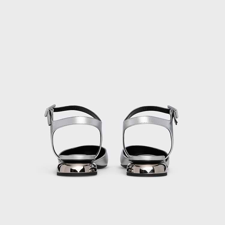 Pierre Hardy BIBA MARY-JANE Cuir D'agneau Métallisé