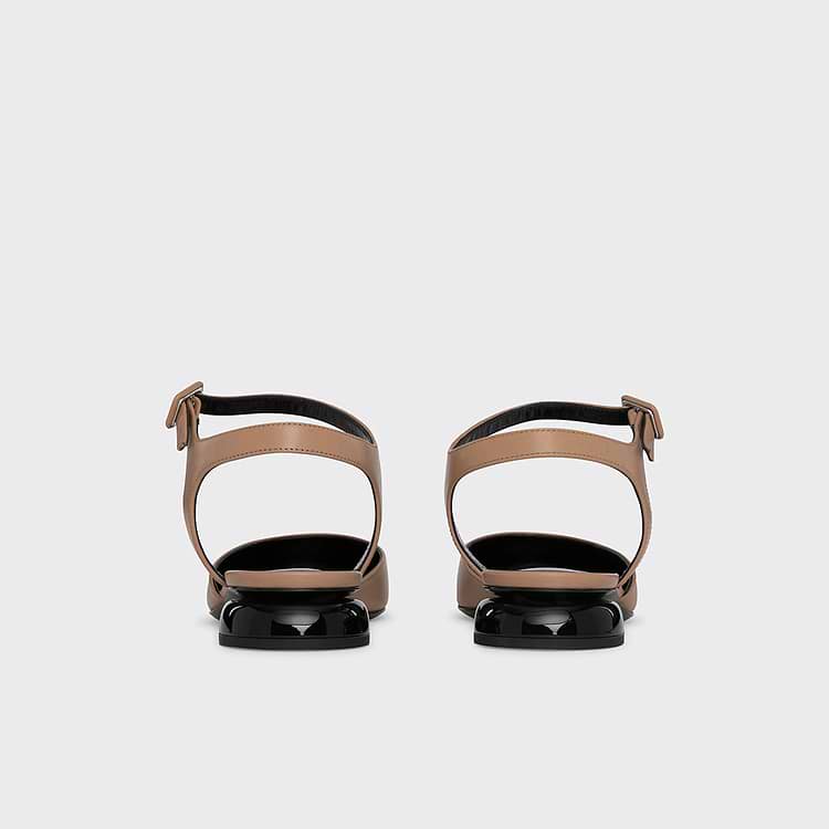 Pierre Hardy BIBA MARY-JANE Cuir De Veau Cappuccino