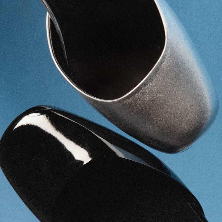 Pierre Hardy BIBA MARY-JANE Cuir De Veau Verni Noir