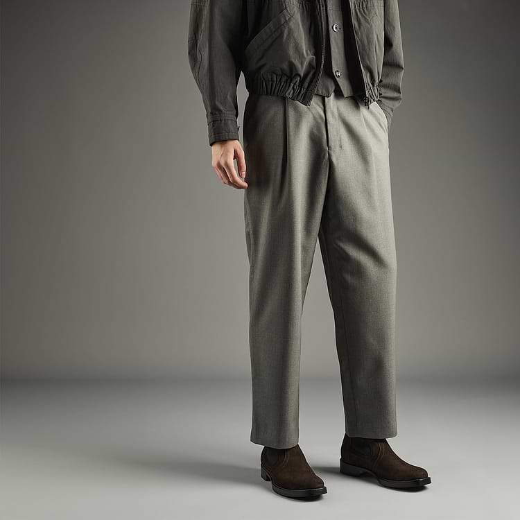 Pierre Hardy BOTTINES HEROES Cuir De Veau Velours Moka