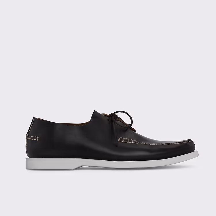 pierre hardy CHAUSSURE BATEAU MONTAUK Cuir de veau noir