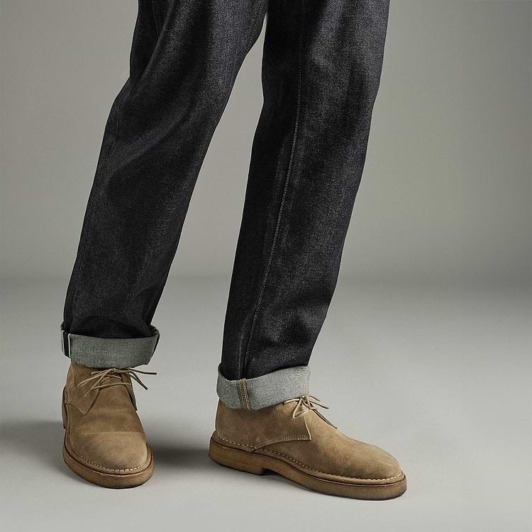 Pierre Hardy DESERT BOOTS ANTOINE Cuir De Veau Velours Sable