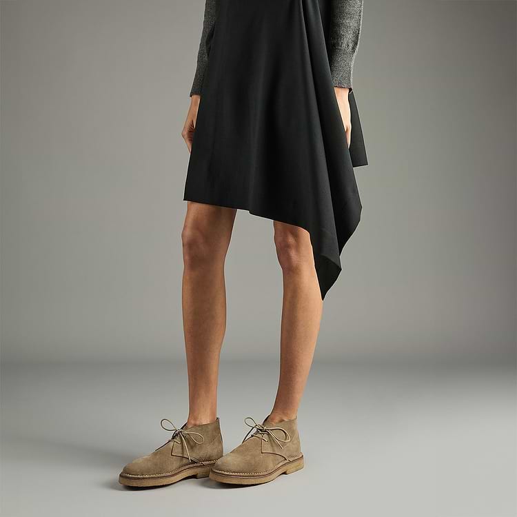 Pierre Hardy DESERT BOOTS ANTOINE Cuir De Veau Velours Sable