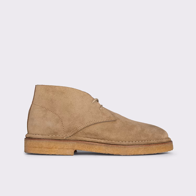 pierre hardy DESERT BOOTS ANTOINE Cuir de veau velours sable