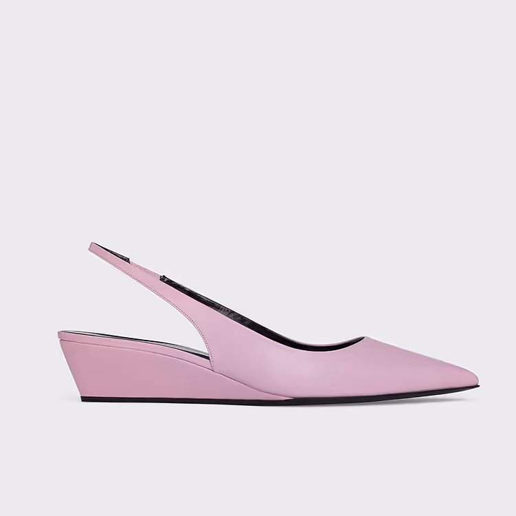 pierre hardy ESCARPIN SLINGBACK AMBER Cuir de chevreau rose